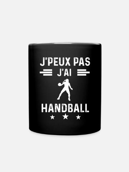 je peux pas j'ai handball femme cadeau - Mug uni - noir