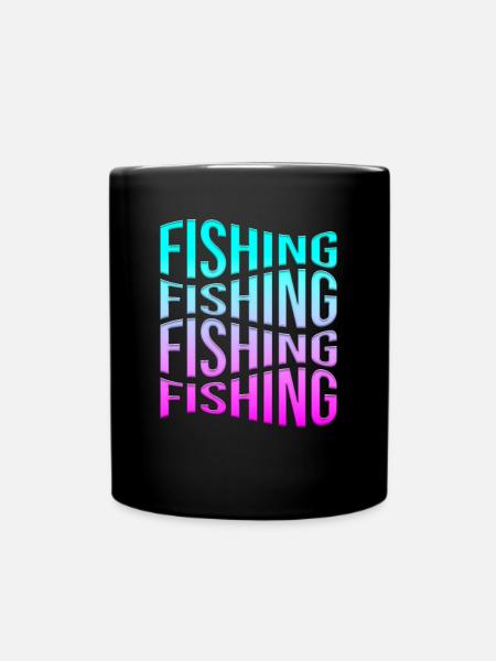 Angling - Full Colour Mug - black