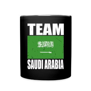 Équipe d’Arabie saoudite de football - Mug uni - noir - Devant