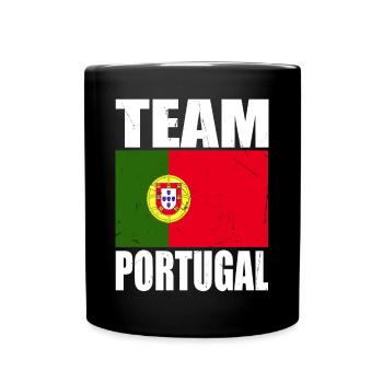 Équipe du Portugal de football - Mug uni - noir - Devant