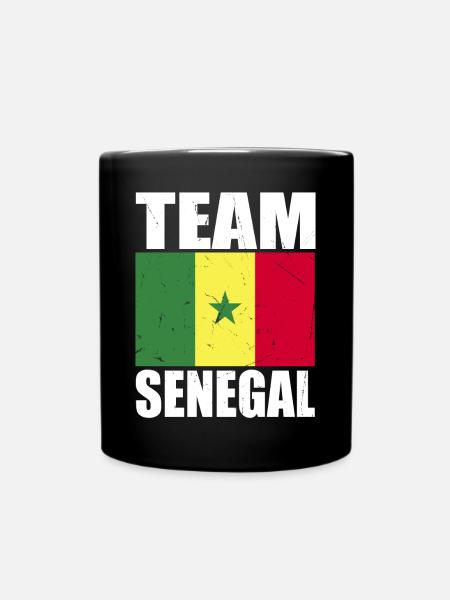Équipe du Sénégal de football - Mug uni - noir
