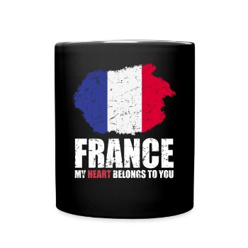 French flag - Full Colour Mug - black - Front