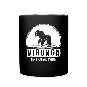 Gorilla Africa Virunga National Park Congo Safari S - Full Colour Mug - black - Front