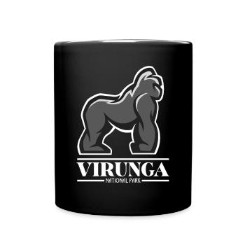 Gorilla Virunga National Park Africa Congo Safari S - Full Colour Mug - black - Front