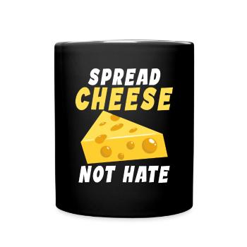 Snack Cheese Lover Cheese Gift - Mug uni - noir - Devant