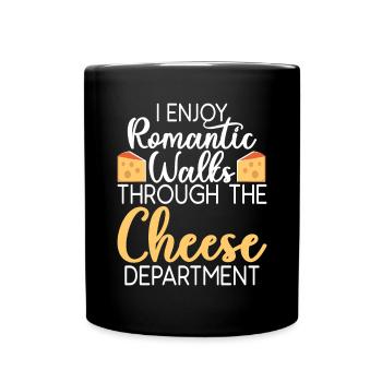 Snack Cheese Lover Cheese Gift - Mug uni - noir - Devant