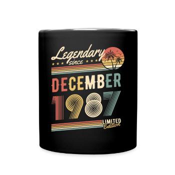 Légendaire depuis décembre 1987 Edition Limitée - Mug uni - noir - Devant