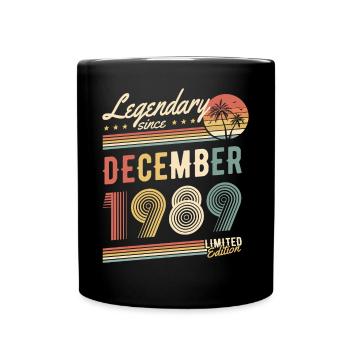 Legendary Since December 1989 Limited Edition - Tasse einfarbig - Schwarz - Vorne