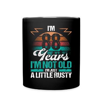 88 Idée d’anniversaire Drôle Je ne suis pas vieux Humour Année - Mug uni - noir - Devant