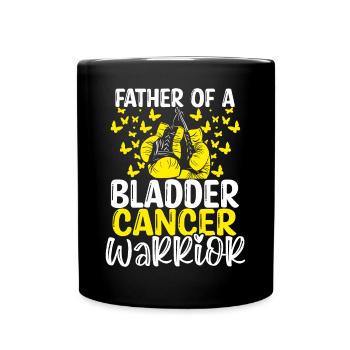 Bladder Cancer Awareness Dad Fathers Day Papa - Full Colour Mug - black - Front