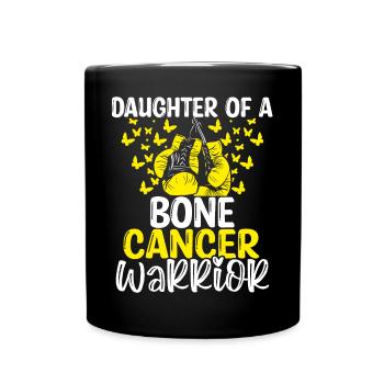 Bone Cancer Awareness Month Daughter - Full Colour Mug - black - Front