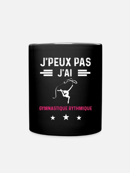 je peux pas j'ai gym rythmique drôle femme - Mug uni - noir