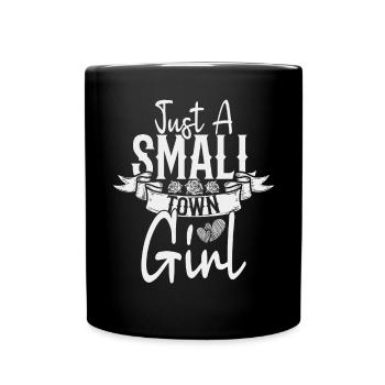 Just a small town girls' village, small - Full Colour Mug - black - Front