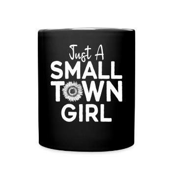 Just a small town girls' village, small - Full Colour Mug - black - Front