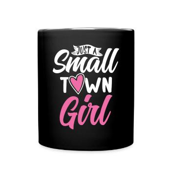 Just a small town girls' village, small - Full Colour Mug - black - Front