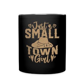 Just a small town girls' village, small - Full Colour Mug - black - Front