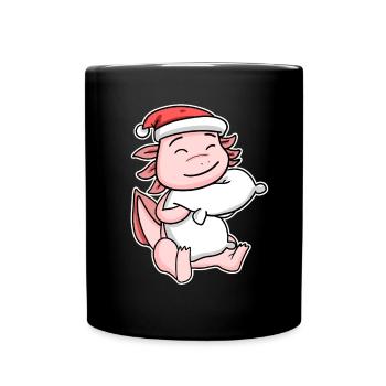 Axolotl Noël Sommeil Sommeil Sommeil Sommeil - Mug uni - noir - Devant