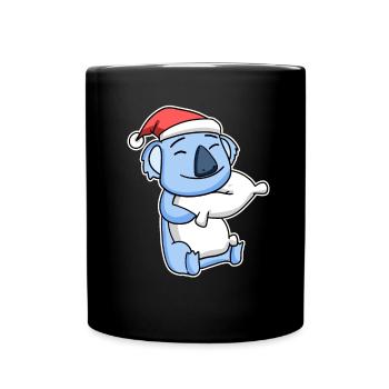 Koala Noël Sommeil Sommeil Sommeil - Mug uni - noir - Devant