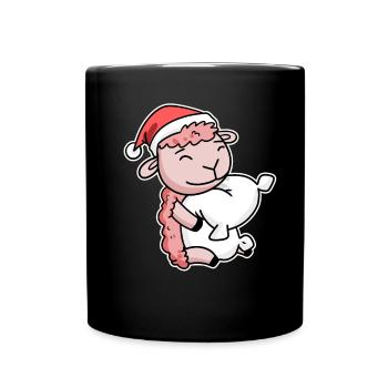Moutons Noël Sommeil Sommeil Sommeil - Mug uni - noir - Devant