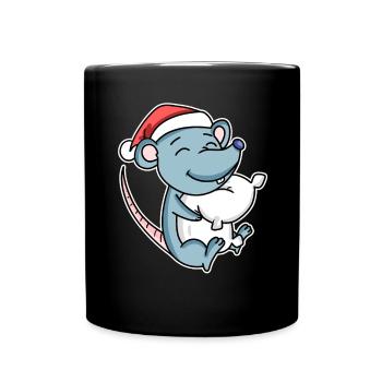 Souris Noël Sommeil Sommeil Sommeil Sommeil - Mug uni - noir - Devant