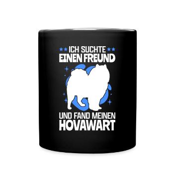 Fand meinen Hovawart Hofwächter Hund - Tasse einfarbig - Schwarz - Vorne