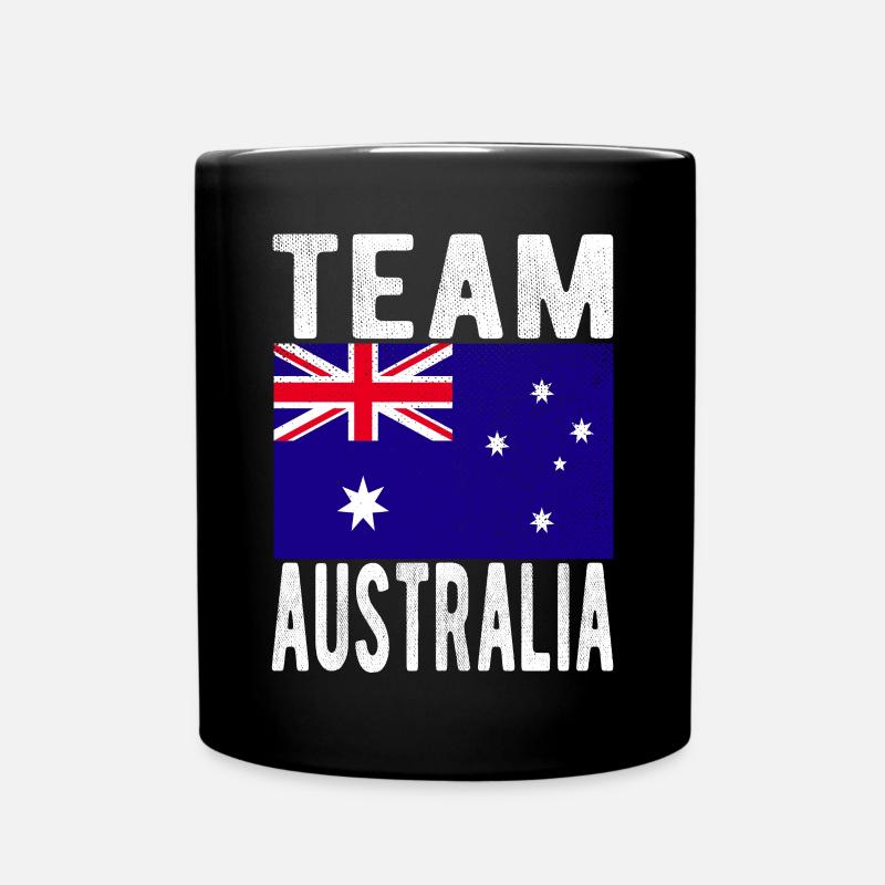 Australien Fahne - Tasse einfarbig - Schwarz