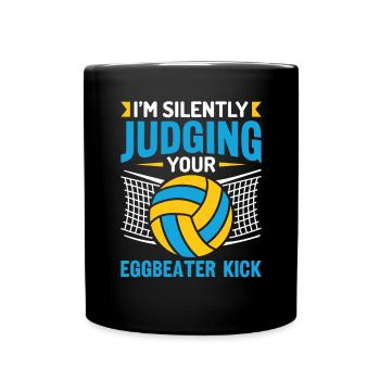 Water Polo Wasserball - Full Colour Mug - black - Front