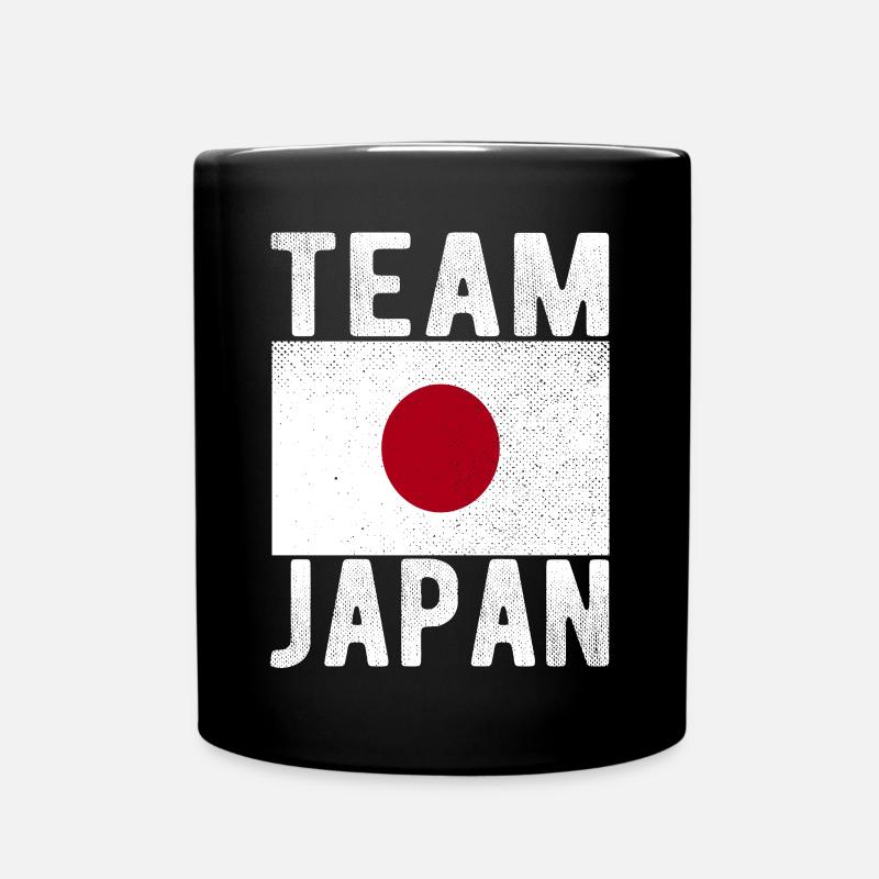 Japan Flag - Full Colour Mug - black