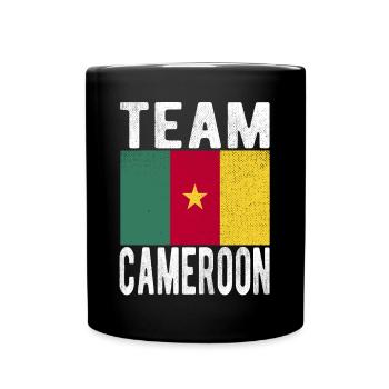 Cameroon flag - Full Colour Mug - black - Front