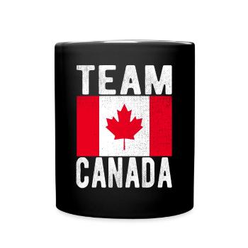 Canada Flag - Full Colour Mug - black - Front