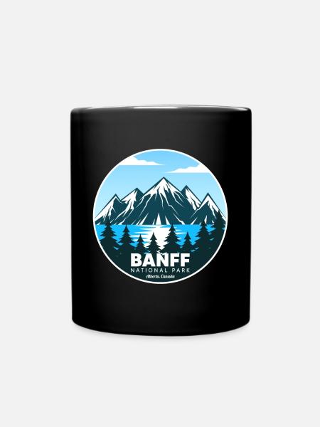 Banff National Park Alberta See Kanada Souvenir - Tasse einfarbig - Schwarz