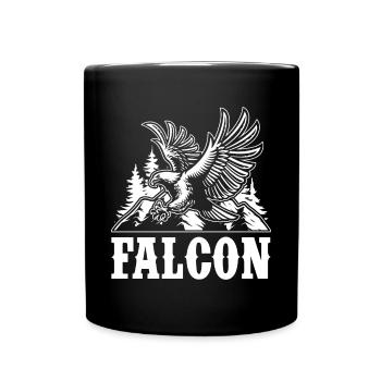 Falconry Hawks Hawks Birds of Prey - Full Colour Mug - black - Front