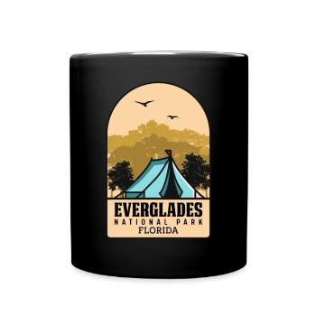 Randonnée dans les Everglades Parc national tropical de Floride - Mug uni - noir - Devant