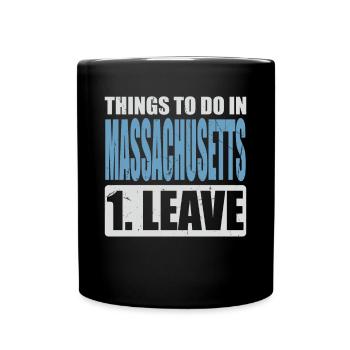 Massachusetts Memes - Full Colour Mug - black - Front