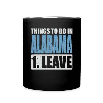 Alabama Meme - Tasse einfarbig - Schwarz - Vorne