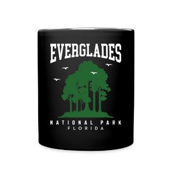 Everglades National Park Florida Souvenir Wandern - Tasse einfarbig - Schwarz - Vorne