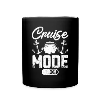 Family Couple Cruising Mode On - Tasse einfarbig - Schwarz - Vorne