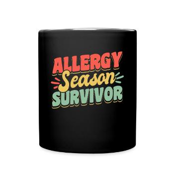 Cadeau de chandail de survivant de la saison des allergies - Mug uni - noir - Devant
