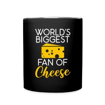 Snack Cheese Lover Cheese Gift - Mug uni - noir - Devant