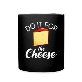 Snack Cheese Lover Cheese Gift - Mug uni - noir - Devant