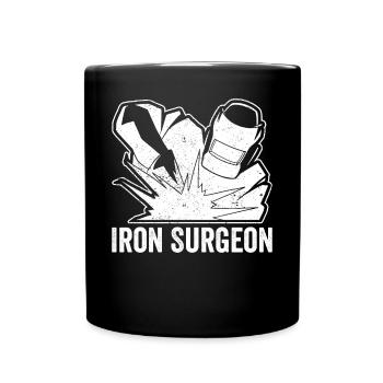 Iron Surgeon Schweißer Schweißen - Tasse einfarbig - Schwarz - Vorne