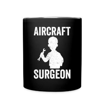Chirurgien des fusées Ingénieur de fusée Cool Aerospace - Mug uni - noir - Devant