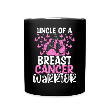 Breast Cancer Awareness Uncle Nephew Niece - Tasse einfarbig - Schwarz - Vorne