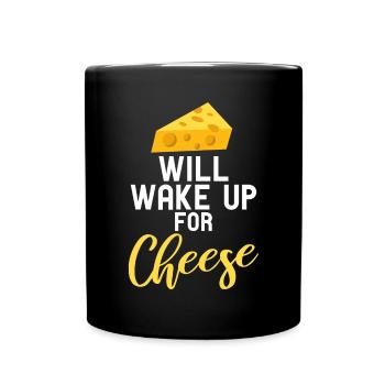 Snack Cheese Lover Cheese Gift - Mug uni - noir - Devant