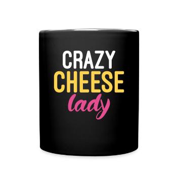 Snack Cheese Lover Cheese Gift - Mug uni - noir - Devant
