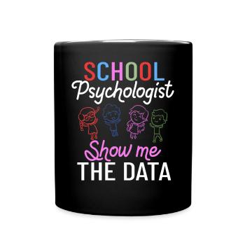 Schulpsychologe Schulpsychologie Psychologie - Tasse einfarbig - Schwarz - Vorne