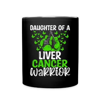 Mois de sensibilisation au cancer du foie Fille - Mug uni - noir - Devant