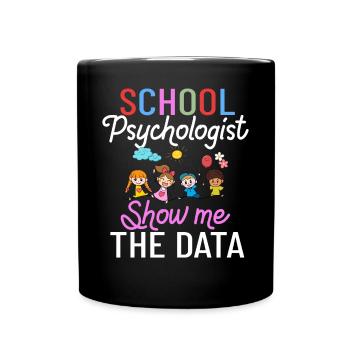 Schulpsychologe Schulpsychologie Psychologie - Tasse einfarbig - Schwarz - Vorne