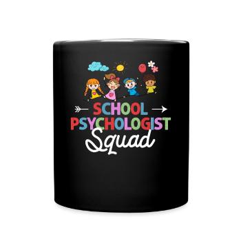 Schulpsychologe Schulpsychologie Psychologie - Tasse einfarbig - Schwarz - Vorne