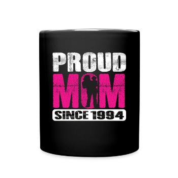 Proud Mom Since 1994 - Full Colour Mug - black - Front
